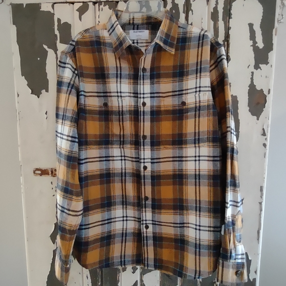 HANDSOME DOUBLE BRUSHED PLAID MEDIUM NWOT - Picture 1 of 7
